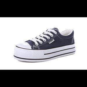 Women’s lace up platform sneakers